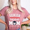 Senior Baseball Mom 2024 Senior Mom Class Of 2024 Baseball Women's Heather T-Shirt Heather Mauve Senior Baseball Mom 2024 Senior Mom Class Of 2024 Baseball Women's Heather T-Shirt Heather Mauve