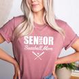 Senior Baseball Mom 2024 Team Parent Helper Class Of 2024 Women's Heather T-Shirt Heather Mauve
