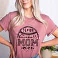 Senior Baseball Mom 2024 Women's Heather T-Shirt Heather Mauve Senior Baseball Mom 2024 Women's Heather T-Shirt Heather Mauve