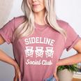 Sideline Social Club Baseball Mom Shirt Women's Heather T-Shirt Heather Mauve Sideline Social Club Baseball Mom Shirt Women's Heather T-Shirt Heather Mauve