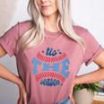 Spring 2024 Season Cute Baseball Mom It Is The Season Women's Heather T-Shirt Heather Mauve