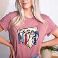 T-Ball Mimi Baseball Mom Game Day Women's Heather T-Shirt Heather Mauve