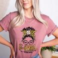T Ball Mom Messy Bun Leopard Baseball Mom Leopard Women's Heather T-Shirt Heather Mauve T Ball Mom Messy Bun Leopard Baseball Mom Leopard Women's Heather T-Shirt Heather Mauve