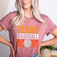 Texas Baseball Mom Design Baseball Player And Baseball Women's Heather T-Shirt Heather Mauve Texas Baseball Mom Design Baseball Player And Baseball Women's Heather T-Shirt Heather Mauve