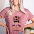 That's My Granddaughter Out There Baseball Mom Mother's Day Women's Heather T-Shirt Heather Mauve