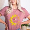 I Have Three Titles Baseball Mom Nurse And Caring Wife Mama Women's Heather T-Shirt Heather Mauve