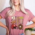 Tis The Season Baseball Mom Game Day Cheering Sports Lover Women's Heather T-Shirt Heather Mauve
