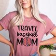 Travel Baseball Mom Travel Team Game Day Travel Sports Mom Women's Heather T-Shirt Heather Mauve Travel Baseball Mom Travel Team Game Day Travel Sports Mom Women's Heather T-Shirt Heather Mauve