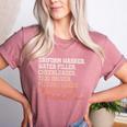 Uniform Washer Water Filler Cheerleader Baseball Mom Women's Heather T-Shirt Heather Mauve Uniform Washer Water Filler Cheerleader Baseball Mom Women's Heather T-Shirt Heather Mauve
