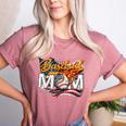 Vintage American Flag Baseball Mom Patriotic 4th July Women's Heather T-Shirt Heather Mauve Vintage American Flag Baseball Mom Patriotic 4th July Women's Heather T-Shirt Heather Mauve
