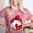 Womens Custom Baseball Mom Number 7 Heart For Mom Mommy Women's Heather T-Shirt Heather Mauve Womens Custom Baseball Mom Number 7 Heart For Mom Mommy Women's Heather T-Shirt Heather Mauve