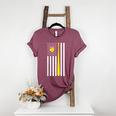 American Flag Baseball Mom Team Women's Heather T-Shirt Heather Maroon American Flag Baseball Mom Team Women's Heather T-Shirt Heather Maroon
