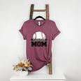 American Flag Patriotic Game Day Baseball Mom Women's Heather T-Shirt Heather Maroon American Flag Patriotic Game Day Baseball Mom Women's Heather T-Shirt Heather Maroon