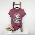Artsy Baseball Mom Flowers Unique Game Day Ball Distressed Women's Heather T-Shirt Heather Maroon Artsy Baseball Mom Flowers Unique Game Day Ball Distressed Women's Heather T-Shirt Heather Maroon