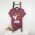 Ball Mom Football Baseball Mom Heart Women's Heather T-Shirt Heather Maroon Ball Mom Football Baseball Mom Heart Women's Heather T-Shirt Heather Maroon