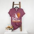 Ball Mom Heart Basketball Baseball Mom Premium Women's Heather T-Shirt Heather Maroon