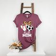 Ball Mom Soccer Baseball Mom Heart Women's Heather T-Shirt Heather Maroon Ball Mom Soccer Baseball Mom Heart Women's Heather T-Shirt Heather Maroon