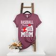 Baseball Cheer Mom Cheerleading Cheerleader Baseball Mom Women's Heather T-Shirt Heather Maroon Baseball Cheer Mom Cheerleading Cheerleader Baseball Mom Women's Heather T-Shirt Heather Maroon