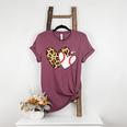 Baseball Heart Leopard Heart Sport Baseball Mom Women's Heather T-Shirt Heather Maroon Baseball Heart Leopard Heart Sport Baseball Mom Women's Heather T-Shirt Heather Maroon