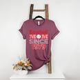Baseball Mom Since 1979 Women's Heather T-Shirt Heather Maroon Baseball Mom Since 1979 Women's Heather T-Shirt Heather Maroon