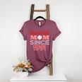 Baseball Mom Since 1991 Women's Heather T-Shirt Heather Maroon Baseball Mom Since 1991 Women's Heather T-Shirt Heather Maroon