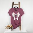 Baseball Mom Coquette Bow Mother's Day Baseball Mom Tees Women's Heather T-Shirt Heather Maroon Baseball Mom Coquette Bow Mother's Day Baseball Mom Tees Women's Heather T-Shirt Heather Maroon