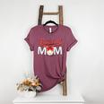 Baseball Mom Coquette Pink Bow Baseball Mama Premium Women's Heather T-Shirt Heather Maroon Baseball Mom Coquette Pink Bow Baseball Mama Premium Women's Heather T-Shirt Heather Maroon
