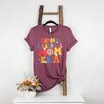 In My Baseball Mom Era Cute Mommy Groovy Women's Heather T-Shirt Heather Maroon