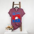 In My Baseball Mom Era Groovy Baseball Mother's Day US Flag Women's Heather T-Shirt Heather Maroon In My Baseball Mom Era Groovy Baseball Mother's Day US Flag Women's Heather T-Shirt Heather Maroon