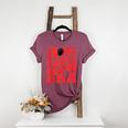 In My Baseball Mom Era Red Women's Heather T-Shirt Heather Maroon In My Baseball Mom Era Red Women's Heather T-Shirt Heather Maroon