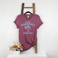 In My Baseball Mom Era Retro Game Day Mama Groovy Season Women's Heather T-Shirt Heather Maroon