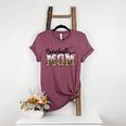 Baseball Mom Leopard Game Day Vibes Baseball Mama Women's Heather T-Shirt Heather Maroon Baseball Mom Leopard Game Day Vibes Baseball Mama Women's Heather T-Shirt Heather Maroon