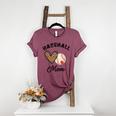Baseball Mom Leopard Heart Baseball Player Kids Women's Heather T-Shirt Heather Maroon Baseball Mom Leopard Heart Baseball Player Kids Women's Heather T-Shirt Heather Maroon