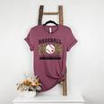 Baseball Mom Leopard Like a Normal But Louder And Prouder Women's Heather T-Shirt Heather Maroon