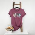 Baseball Mom Love My Boy Retro Casual Letter Print Women's Heather T-Shirt Heather Maroon Baseball Mom Love My Boy Retro Casual Letter Print Women's Heather T-Shirt Heather Maroon