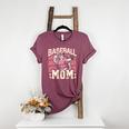 Baseball Mom Mama Mother's Cat In My Baseball Mom Era Women's Heather T-Shirt Heather Maroon Baseball Mom Mama Mother's Cat In My Baseball Mom Era Women's Heather T-Shirt Heather Maroon
