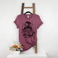 Baseball Mom May Get Loud Messy Bun Mother's Day Women's Heather T-Shirt Heather Maroon Baseball Mom May Get Loud Messy Bun Mother's Day Women's Heather T-Shirt Heather Maroon