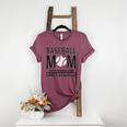 Baseball Mom Not Like a Normal Mom Baseball Mama Women's Heather T-Shirt Heather Maroon