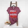 Baseball Mom Sport Mommy Baseball Mama Mother's Day Women's Heather T-Shirt Heather Maroon
