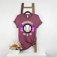 Baseball Mom Sports Mom Proud Baseball Mom Premium Women's Heather T-Shirt Heather Maroon