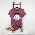 Baseball Mom Sports Mom Proud Baseball Mom Women's Heather T-Shirt Heather Maroon