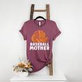 Baseball Mother Lover Baseballer Player Match Baseball Mom Women's Heather T-Shirt Heather Maroon Baseball Mother Lover Baseballer Player Match Baseball Mom Women's Heather T-Shirt Heather Maroon