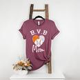 Basketball Volleyball Baseball Mom For Women Women's Heather T-Shirt Heather Maroon