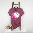 Breast Cancer Awareness Baseball Mom Women's Heather T-Shirt Heather Maroon Breast Cancer Awareness Baseball Mom Women's Heather T-Shirt Heather Maroon