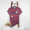 Busy Raising Ballers Retro Groovy Baseball Mom Outfit Women's Heather T-Shirt Heather Maroon Busy Raising Ballers Retro Groovy Baseball Mom Outfit Women's Heather T-Shirt Heather Maroon