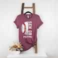 Class Of 2025 Senior 2025 Baseball Mom 2025 Women's Heather T-Shirt Heather Maroon Class Of 2025 Senior 2025 Baseball Mom 2025 Women's Heather T-Shirt Heather Maroon