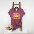 Coquette Baseball Mom Bow Like A Normal Mom But Mother's Day Women's Heather T-Shirt Heather Maroon