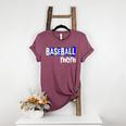 Custom Hustle Tball Tee Ball Womens Baseball Mom Women's Heather T-Shirt Heather Maroon