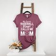 Cute My Favorite Baseball Player Calls Me Mom Baseball Moms Women's Heather T-Shirt Heather Maroon Cute My Favorite Baseball Player Calls Me Mom Baseball Moms Women's Heather T-Shirt Heather Maroon