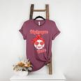 Cute Love Baseball BigLeague Babe Hot Baseball Mom Women's Heather T-Shirt Heather Maroon